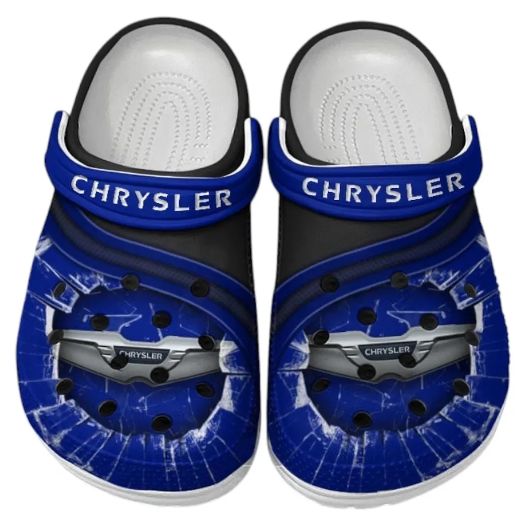 Chrysler Crocs Clogs Men Women, Gift For Chrysler Fan CAR188032025174 - Blue