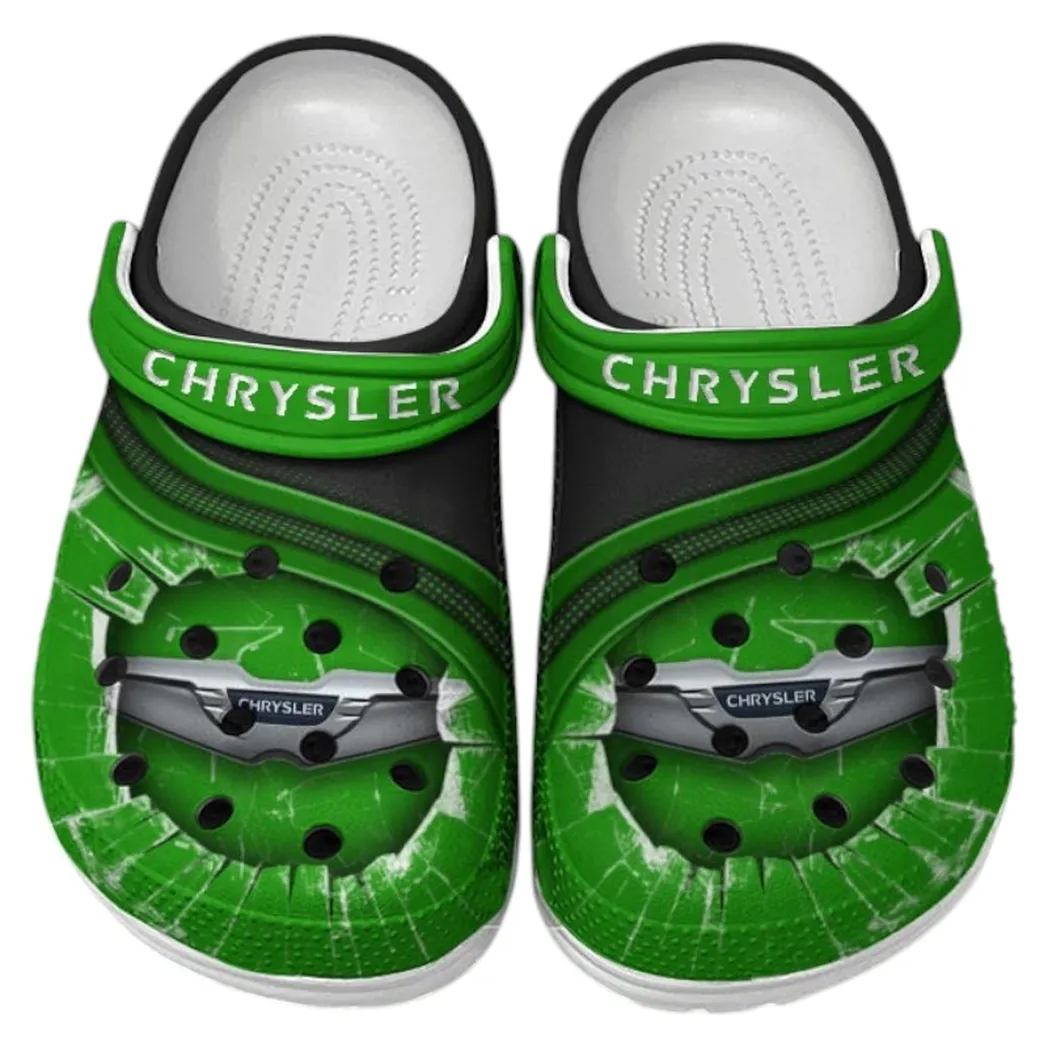 Chrysler Crocs Clogs Men Women, Gift For Chrysler Fan CAR188032025174 - Green