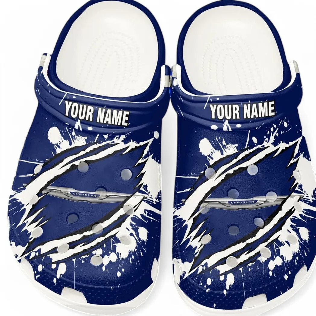 chrysler crocs gift for chrysler lovers gift for him husband boyfriend car5602192515 white 8n2jv