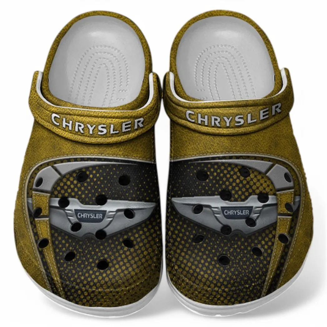 Chrysler Crocs Sandals For Men Women, Gift For Chrysler Fan CAR177031425597 - Yellow