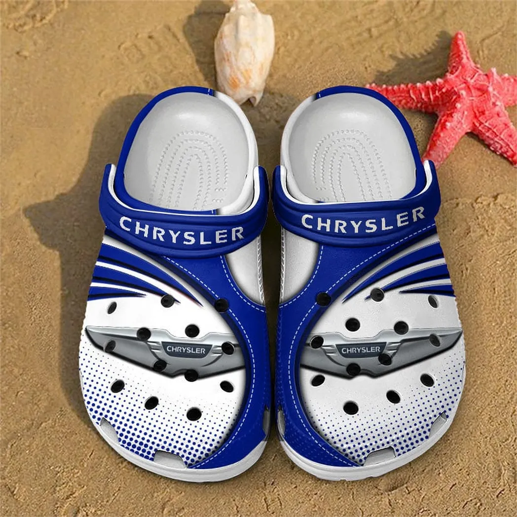 chrysler crocs sandals for men women gift for chrysler fan car181031525746 blue twbpg
