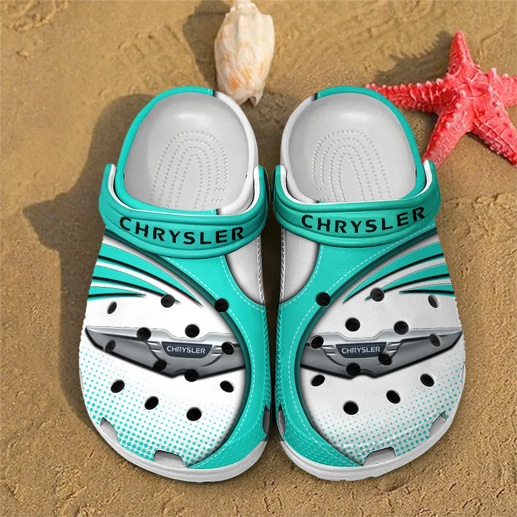 chrysler crocs sandals for men women gift for chrysler fan car181031525746 cyan chivl