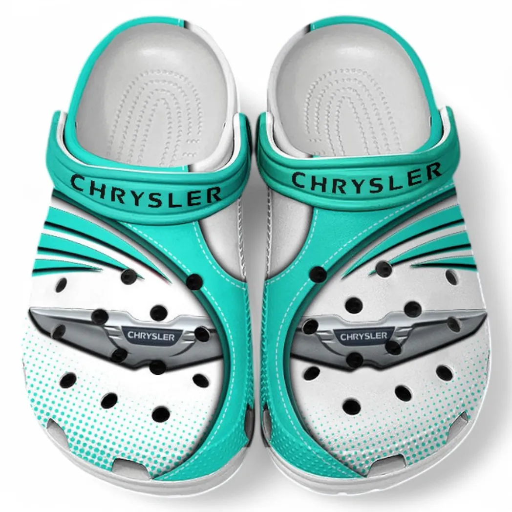 Chrysler Crocs Sandals For Men Women, Gift For Chrysler Fan CAR181031525746 - Cyan