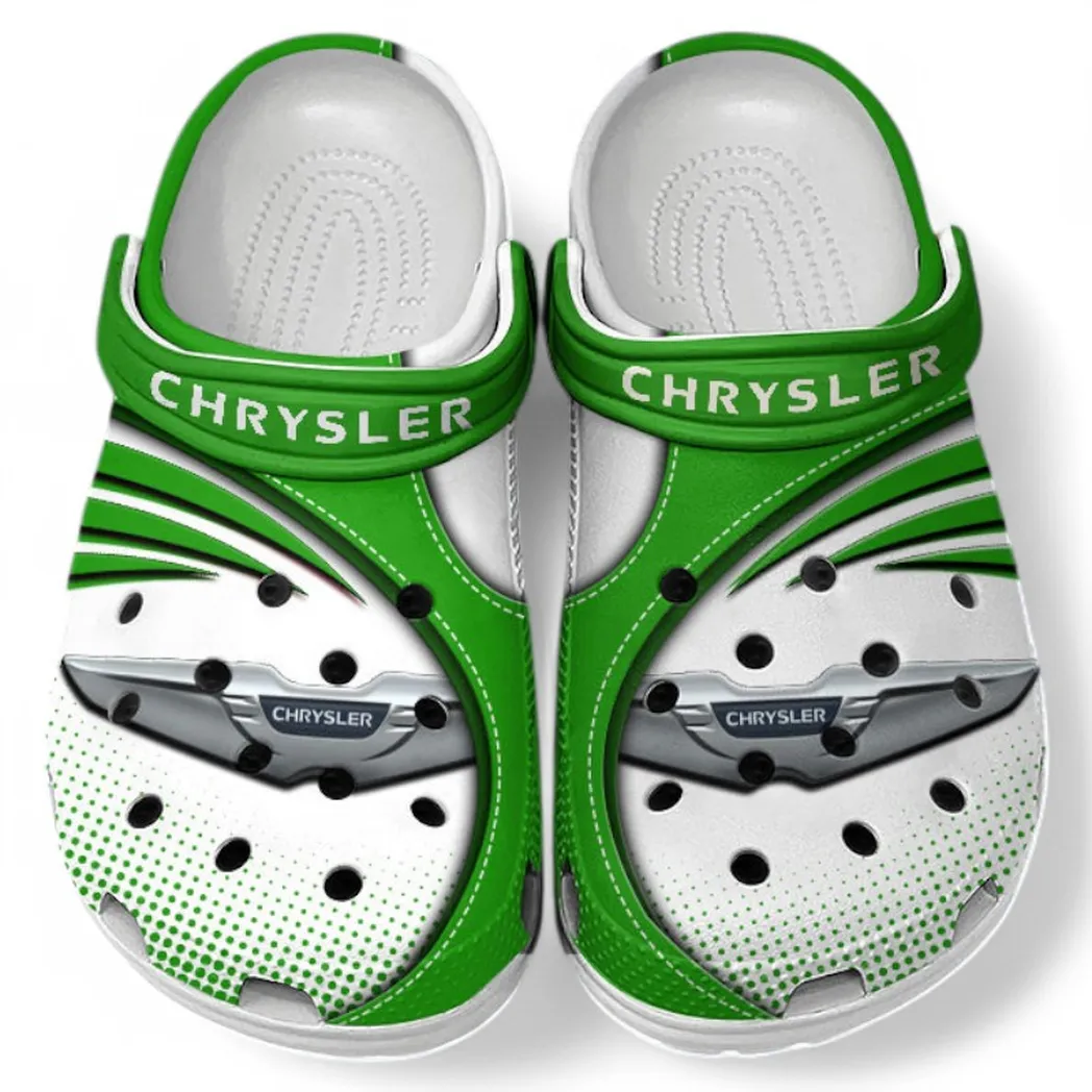 Chrysler Crocs Sandals For Men Women, Gift For Chrysler Fan CAR181031525746 - Green