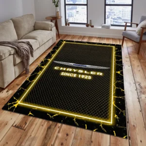 Chrysler Rug, All Over Print Carpet For Chrysler Lovers CAR5202192514 - Yellow