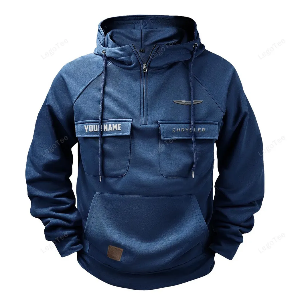 chrysler tactical quarter zip hoodie gift for chrysler lovers gift for him husband boyfriend dark blue car109021425412 3 hke4a