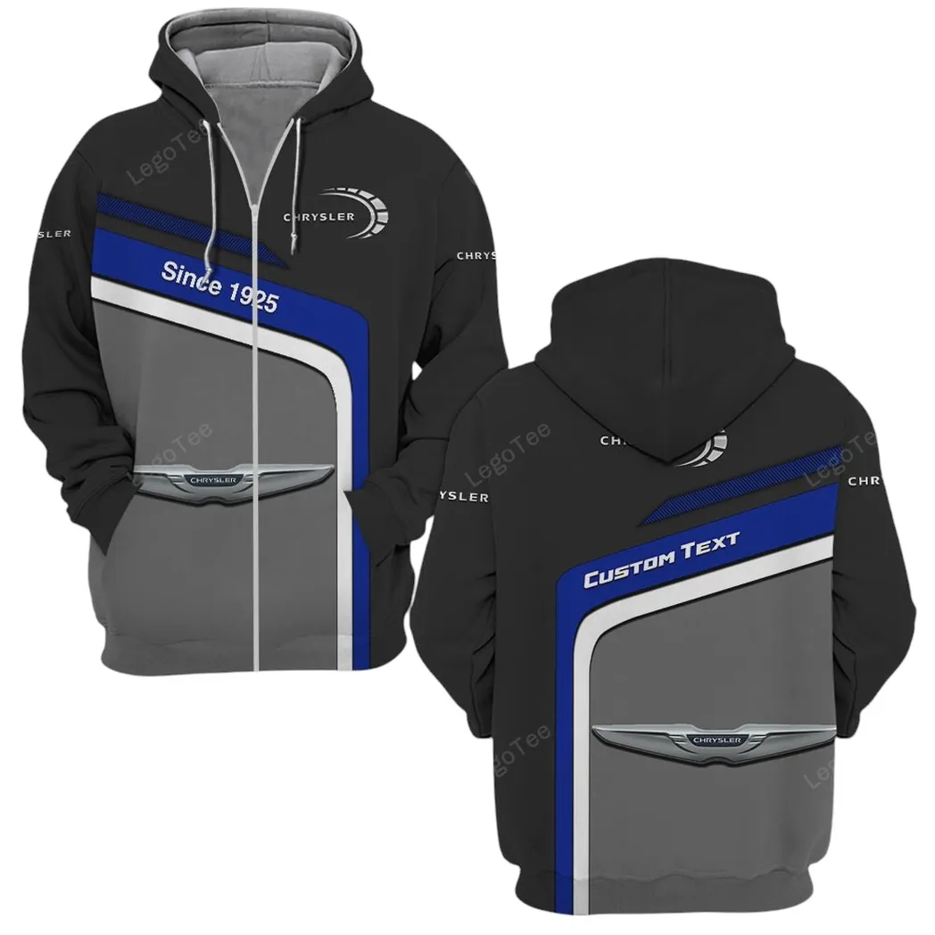 Chrysler Zipper Hoodie, Gift For Chrysler Lovers, Gift For Him, Husband, Boyfriend CAR11103032515