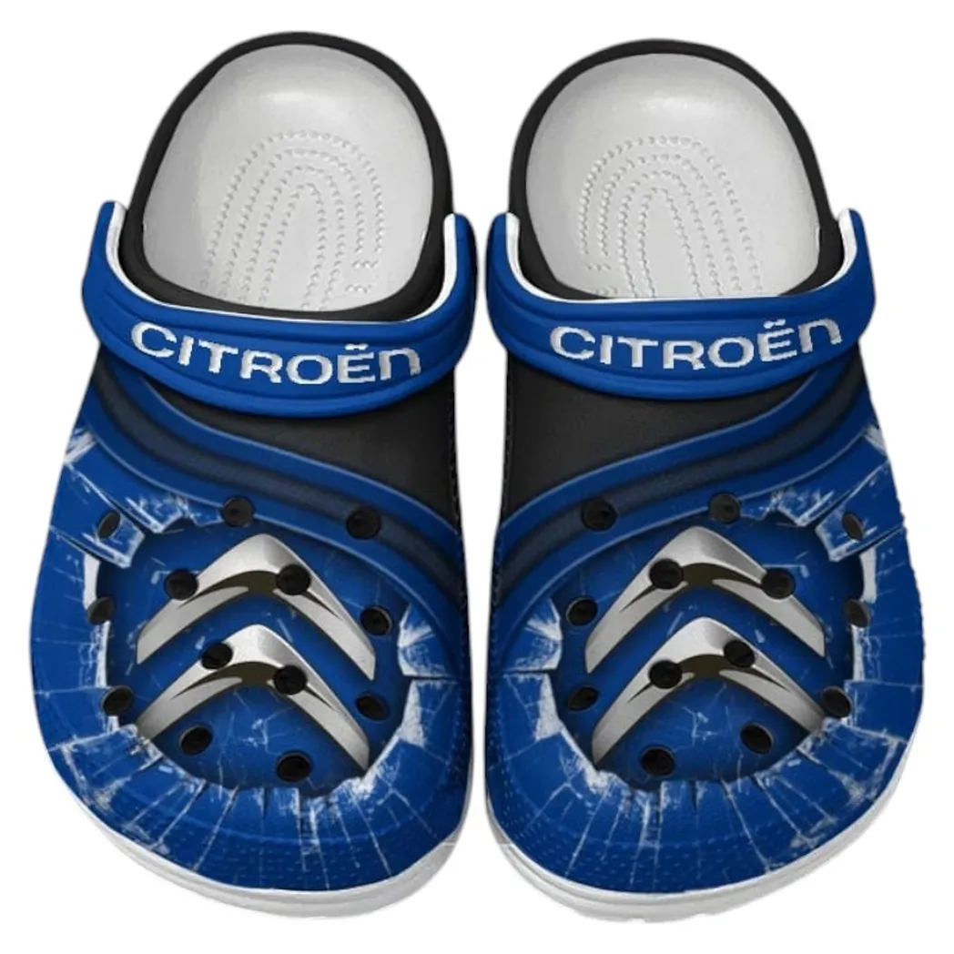 Citroen Crocs Clogs Men Women, Gift For Citroen Fan CAR188032025159 - Blue