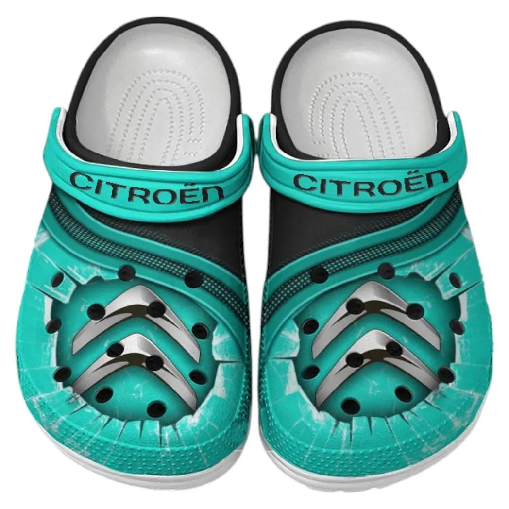 Citroen Crocs Clogs Men Women, Gift For Citroen Fan CAR188032025159 - Cyan