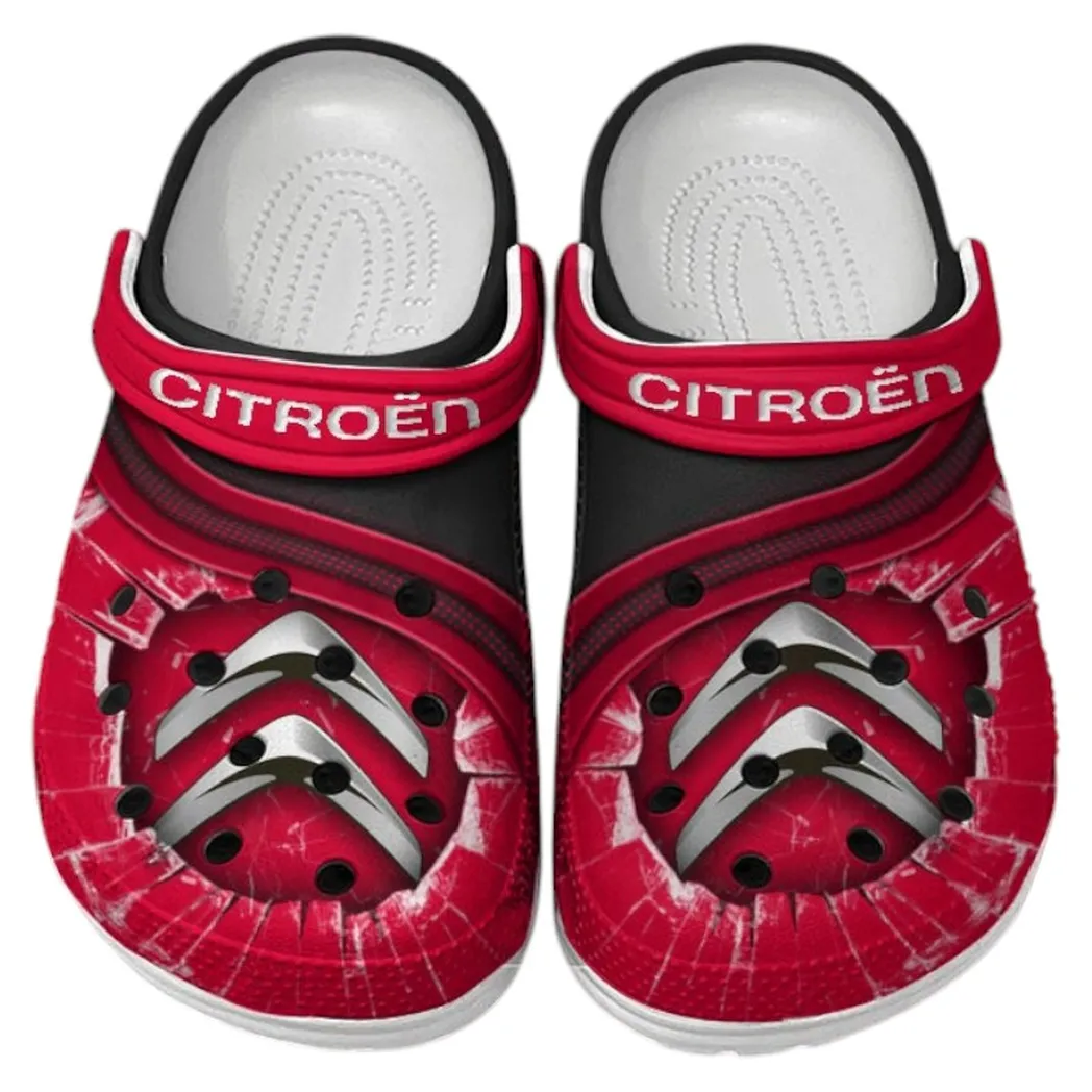 Citroen Crocs Clogs Men Women, Gift For Citroen Fan CAR188032025159 - Red