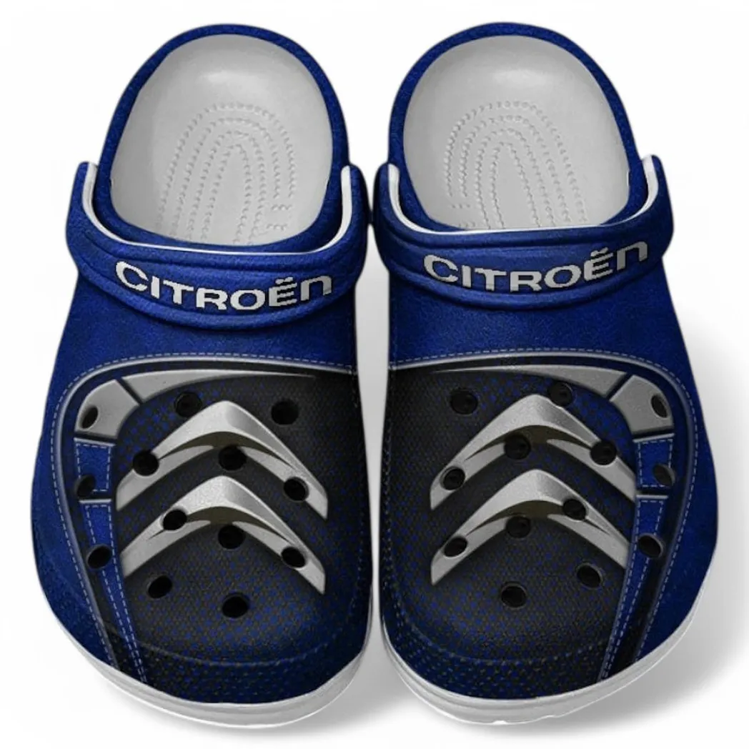 Citroen Crocs Sandals For Men Women, Gift For Citroen Fan CAR177031425590 - Blue