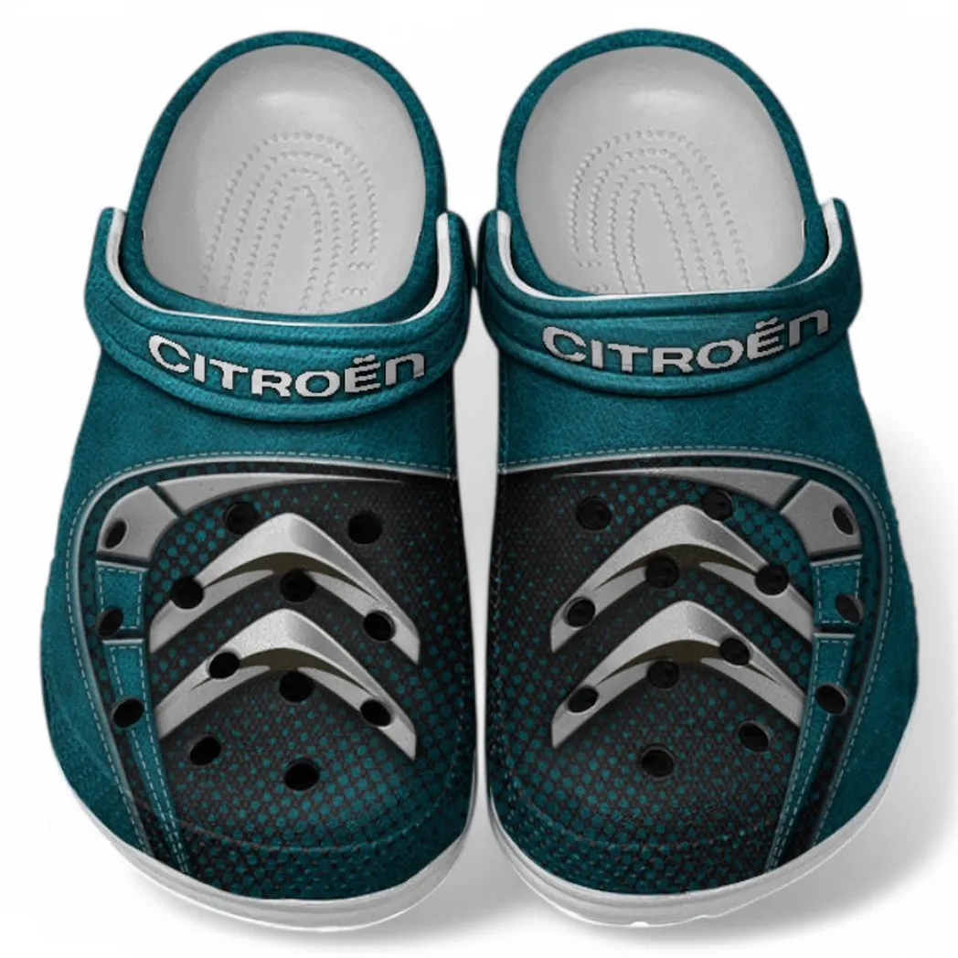 Citroen Crocs Sandals For Men Women, Gift For Citroen Fan CAR177031425590 - Cyan