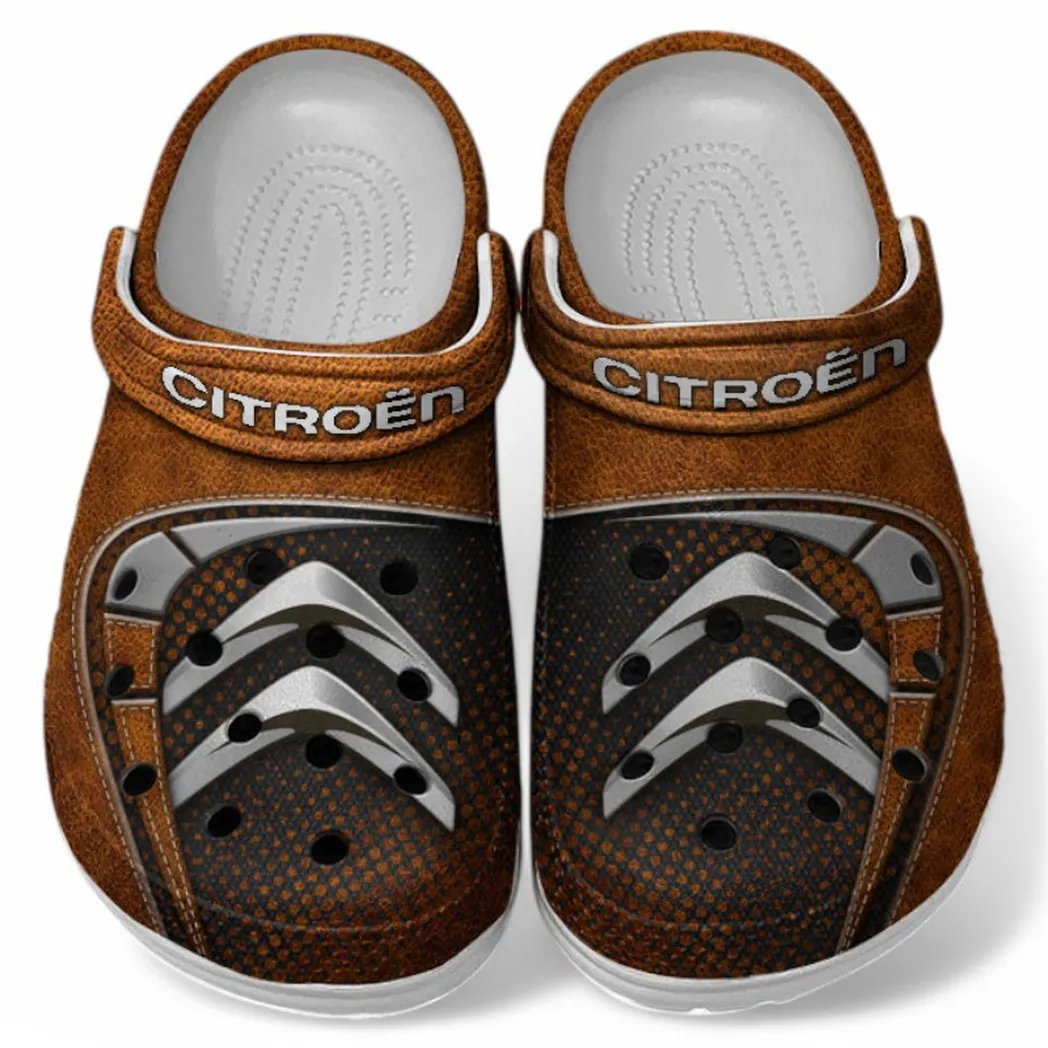 Citroen Crocs Sandals For Men Women, Gift For Citroen Fan CAR177031425590 - Orange