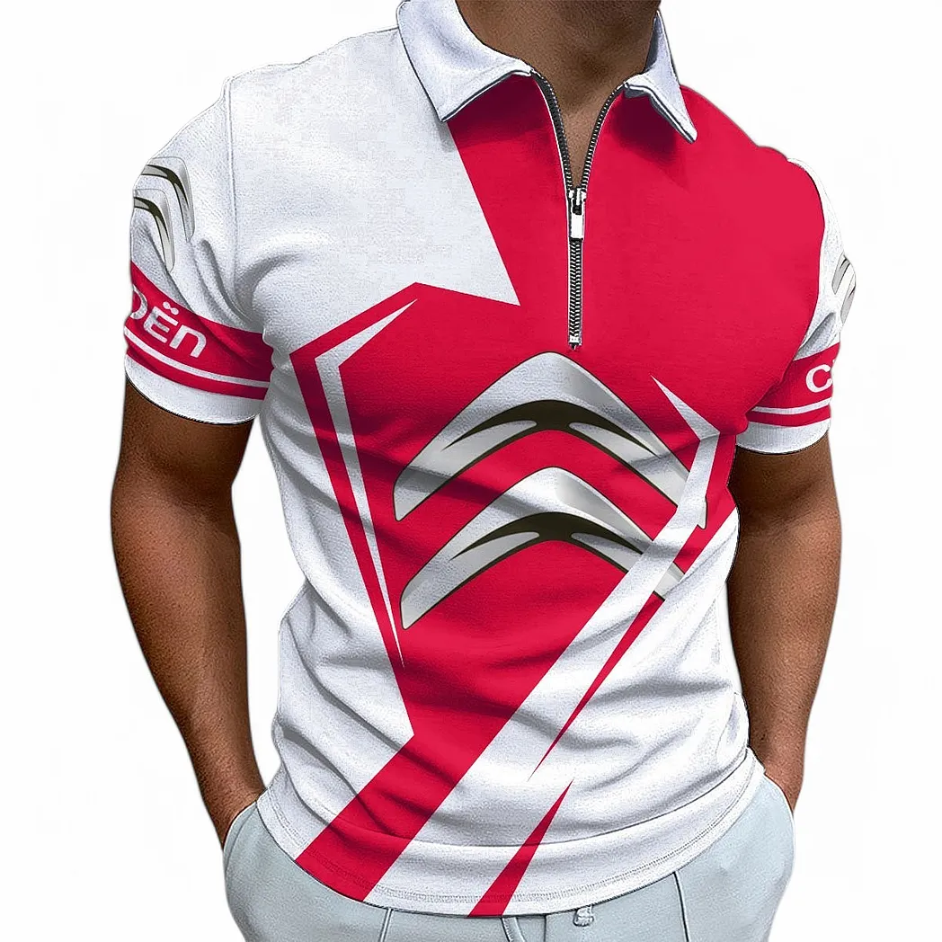 citroen zipper polo shirt for men gift for citroen fan car68022125984 a54jg