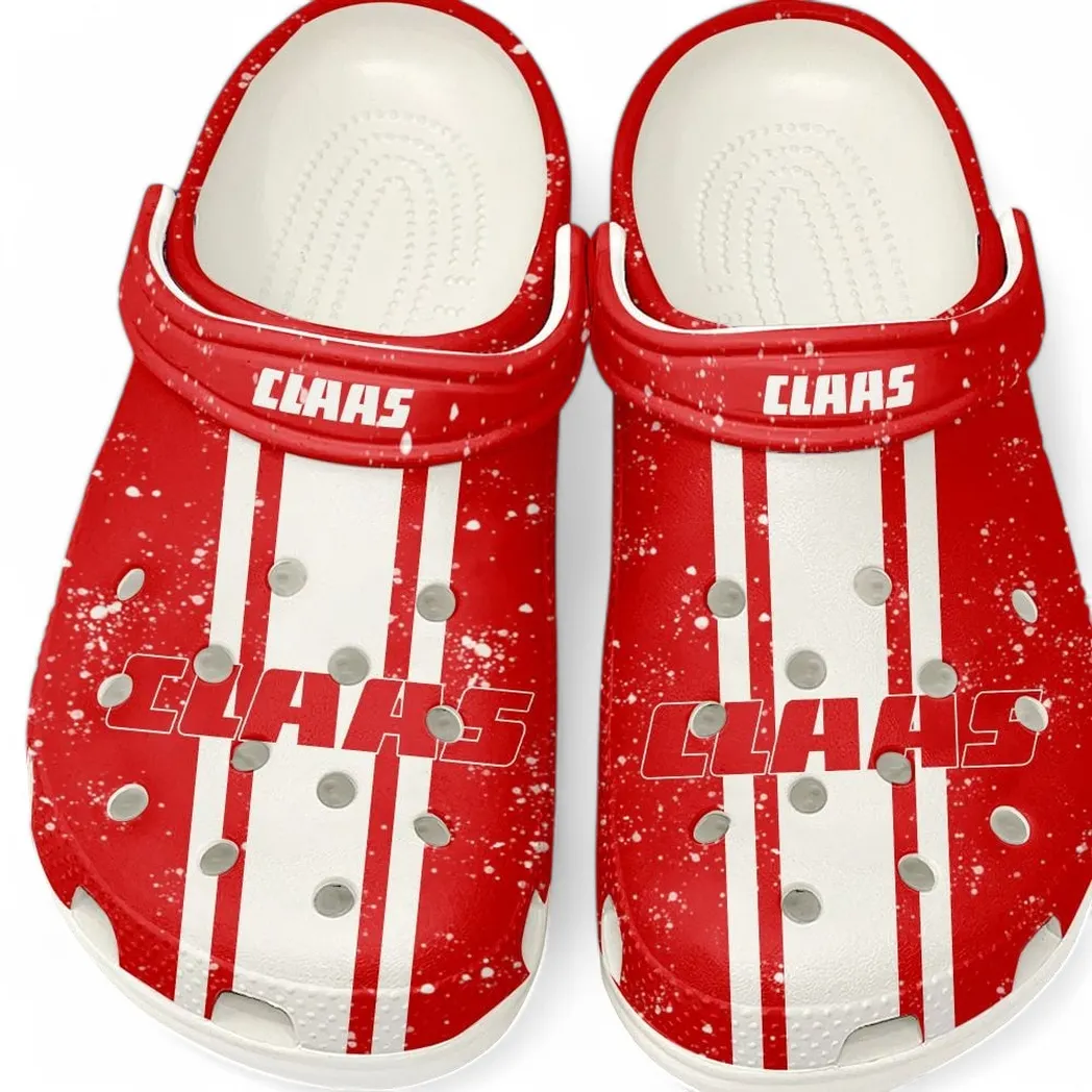 Claas Crocs, Gift For Claas Lovers, Gift For Him, Husband, Boyfriend CAR62022025017 - White