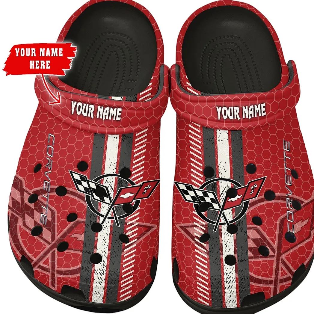 corvette c5 crocs shoes gift for corvette c5 lovers birthday gift for husband boyfriend car82022025579 black gm3qe