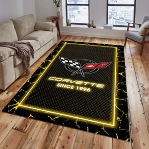 Corvette C5 Rug, All Over Print Carpet For Corvette C5 Lovers CAR5202192516 - Yellow