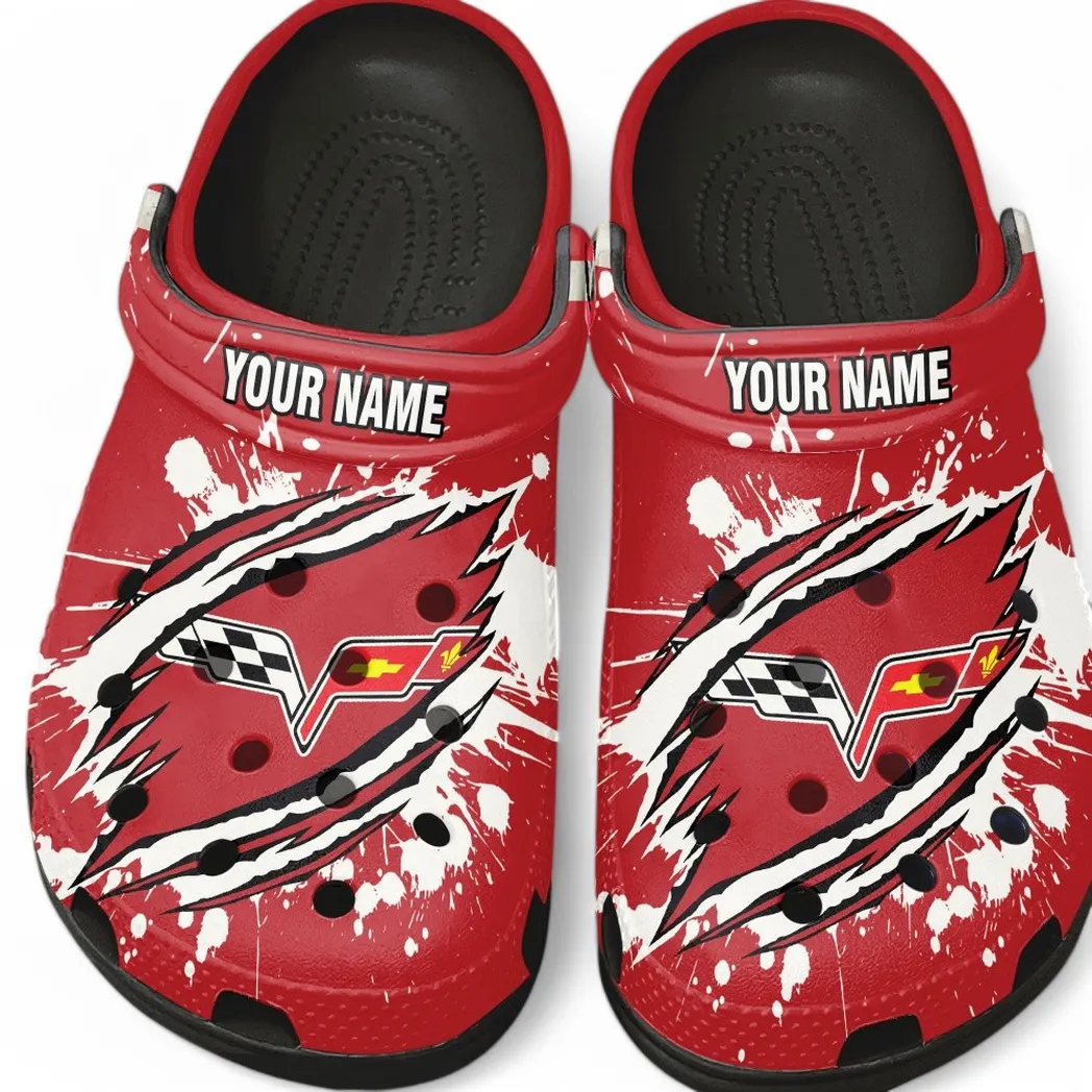 corvette c6 crocs gift for corvette c6 lovers gift for him husband boyfriend car5602192518 black vuit3
