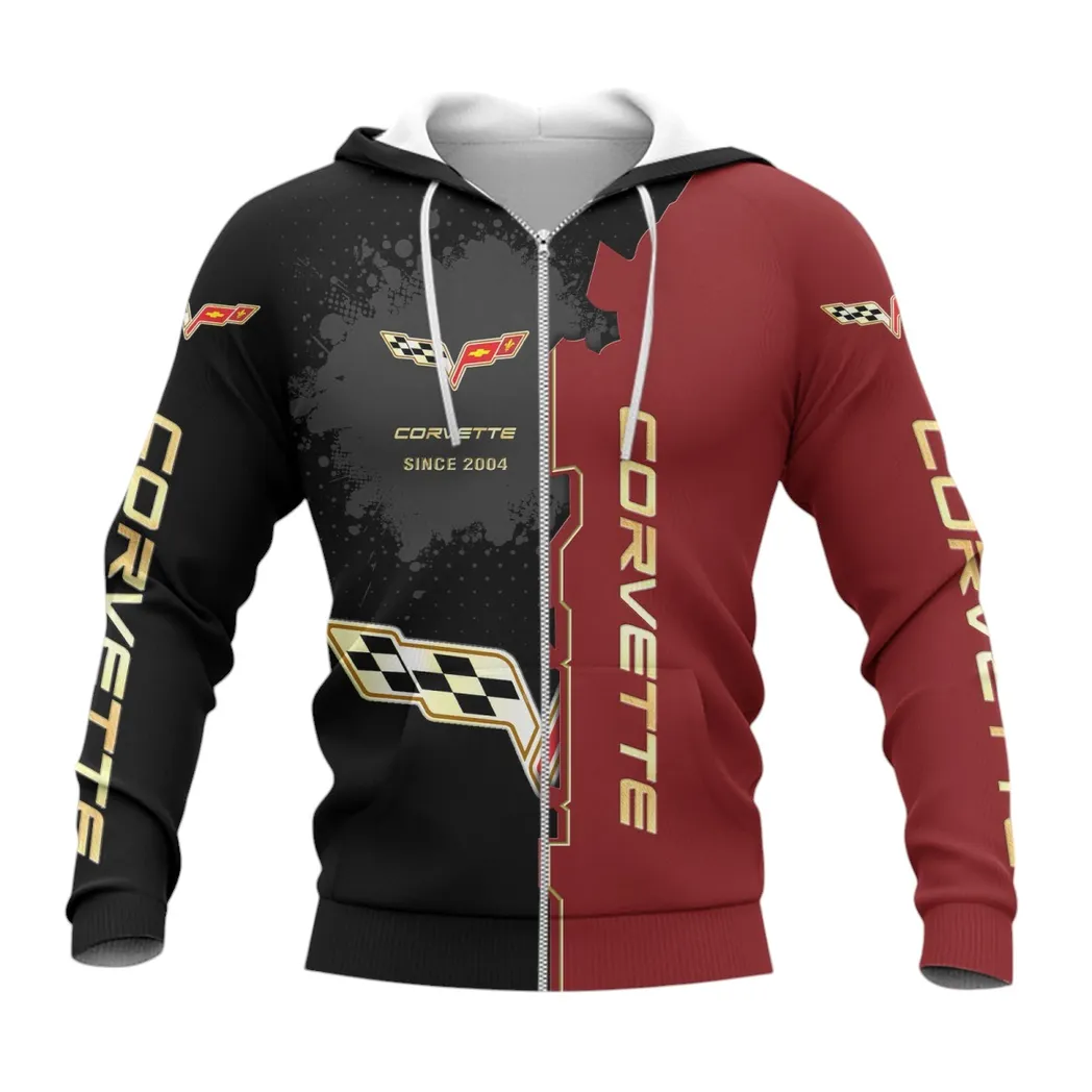corvette c6 zipper hoodie gift for corvette c6 lovers gift for him husband boyfriend car44021725018 3 t4oml