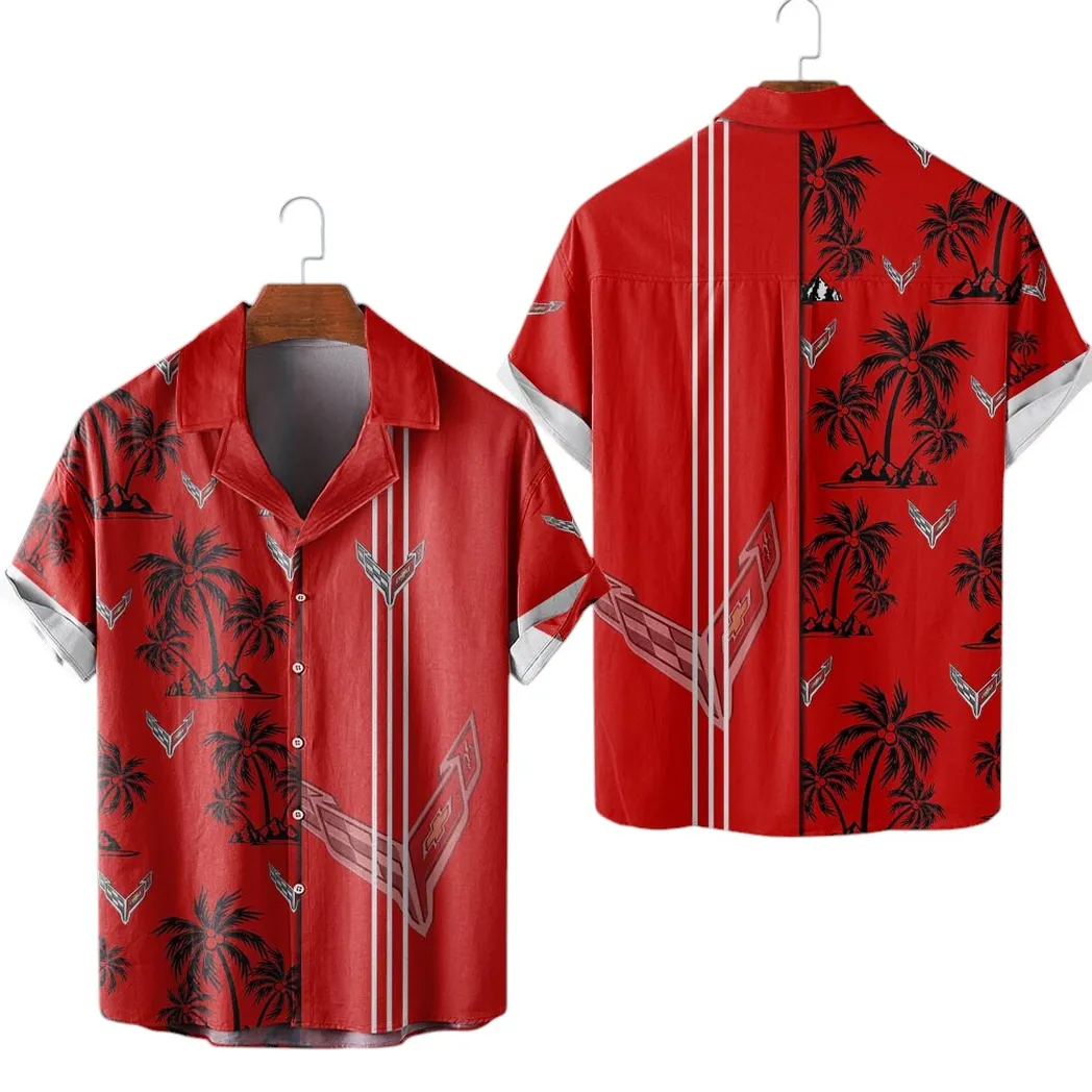 corvette hawaiian shirt for men gift for corvette lovers gift for him husband boyfriend car1600226013 eyioc