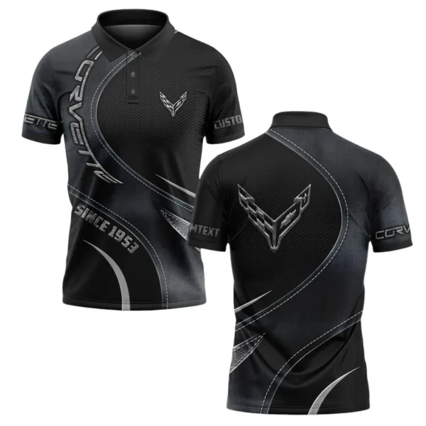 corvette polo shirt gift for corvette lovers gift for him husband boyfriend car17102252500
