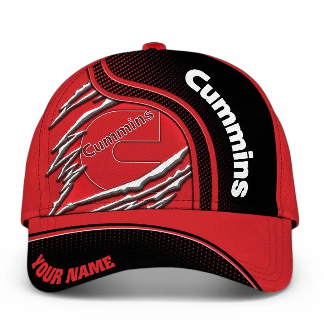 Cummins Classic Cap, Gift For Cummins Lovers, Gift For Him, Husband, Boyfriend CAR50021825023 - Black