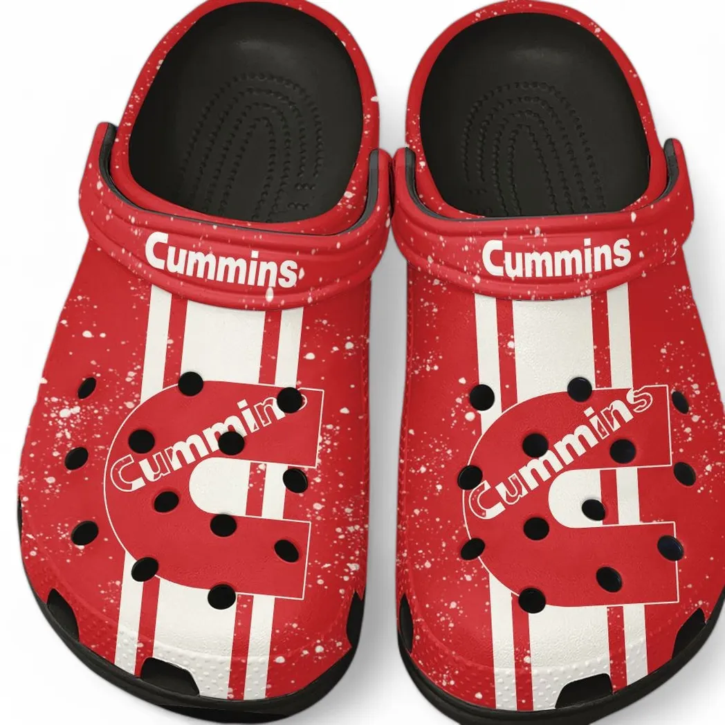 Cummins Crocs, Gift For Cummins Lovers, Gift For Him, Husband, Boyfriend CAR62022025020 - Black