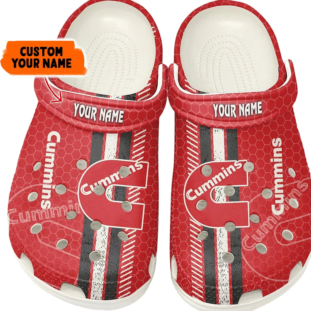 cummins crocs shoes gift for cummins lovers birthday gift for husband boyfriend car82022025580 white