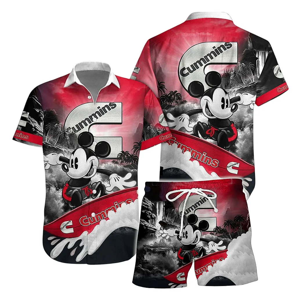Cummins Hawaiian Shirt For Men, Gift For Cummins Fan, Birthday Gift For Boyfriend, Husband CAR151022025232