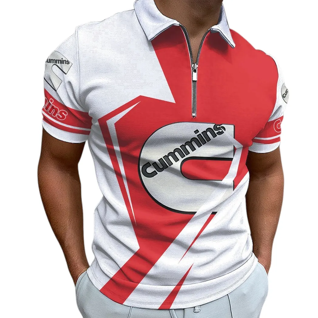 cummins zipper polo shirt gift for cummins lovers gift for him husband boyfriend car3202122583 k8lv1