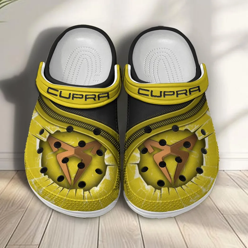 cupra crocs clogs men women gift for cupra fan car188032025162 yellow ae7bh