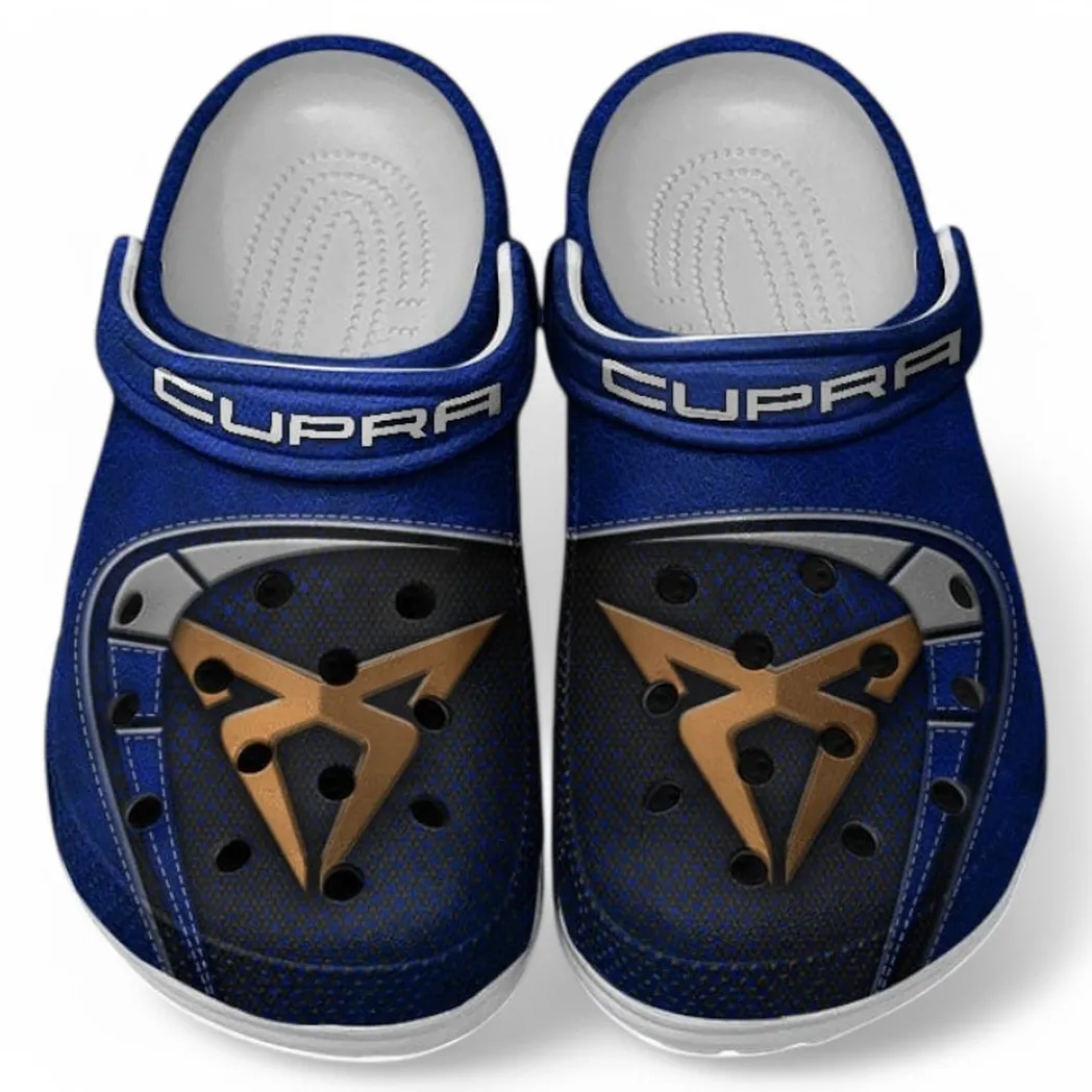 Cupra Crocs Sandals For Men Women, Gift For Cupra Fan CAR177031425599 - Blue