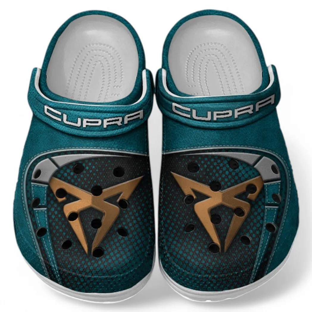 Cupra Crocs Sandals For Men Women, Gift For Cupra Fan CAR177031425599 - Cyan