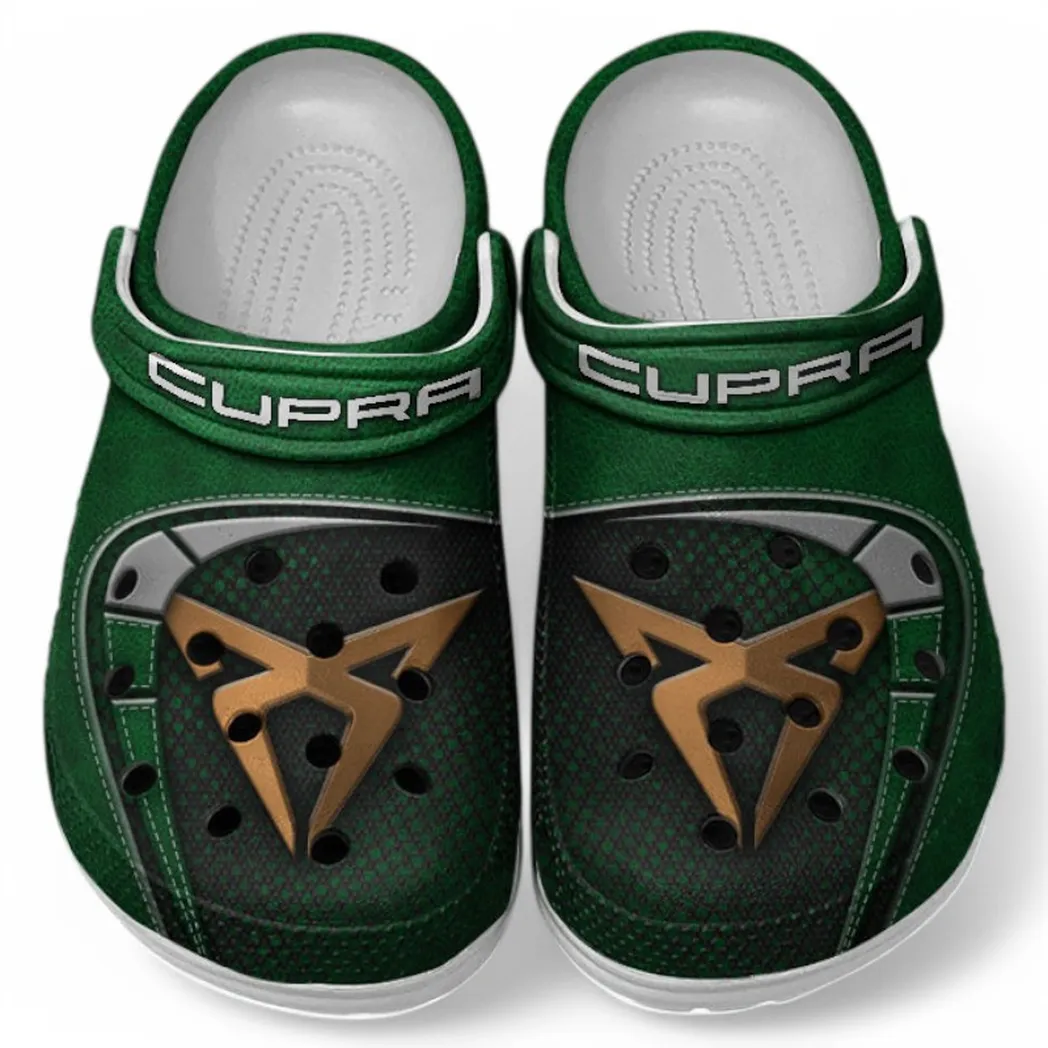 Cupra Crocs Sandals For Men Women, Gift For Cupra Fan CAR177031425599 - Green