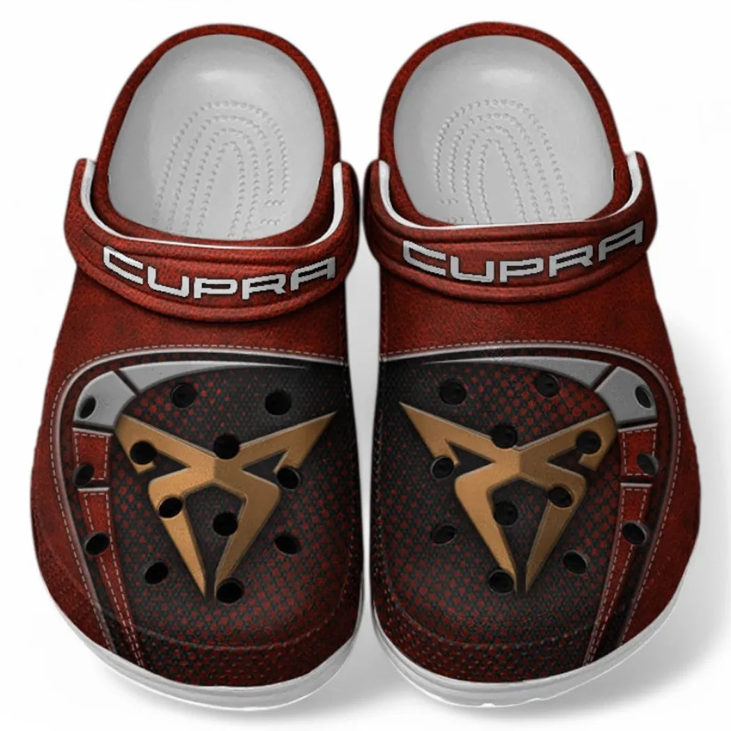 Cupra Crocs Sandals For Men Women, Gift For Cupra Fan CAR177031425599 - Red