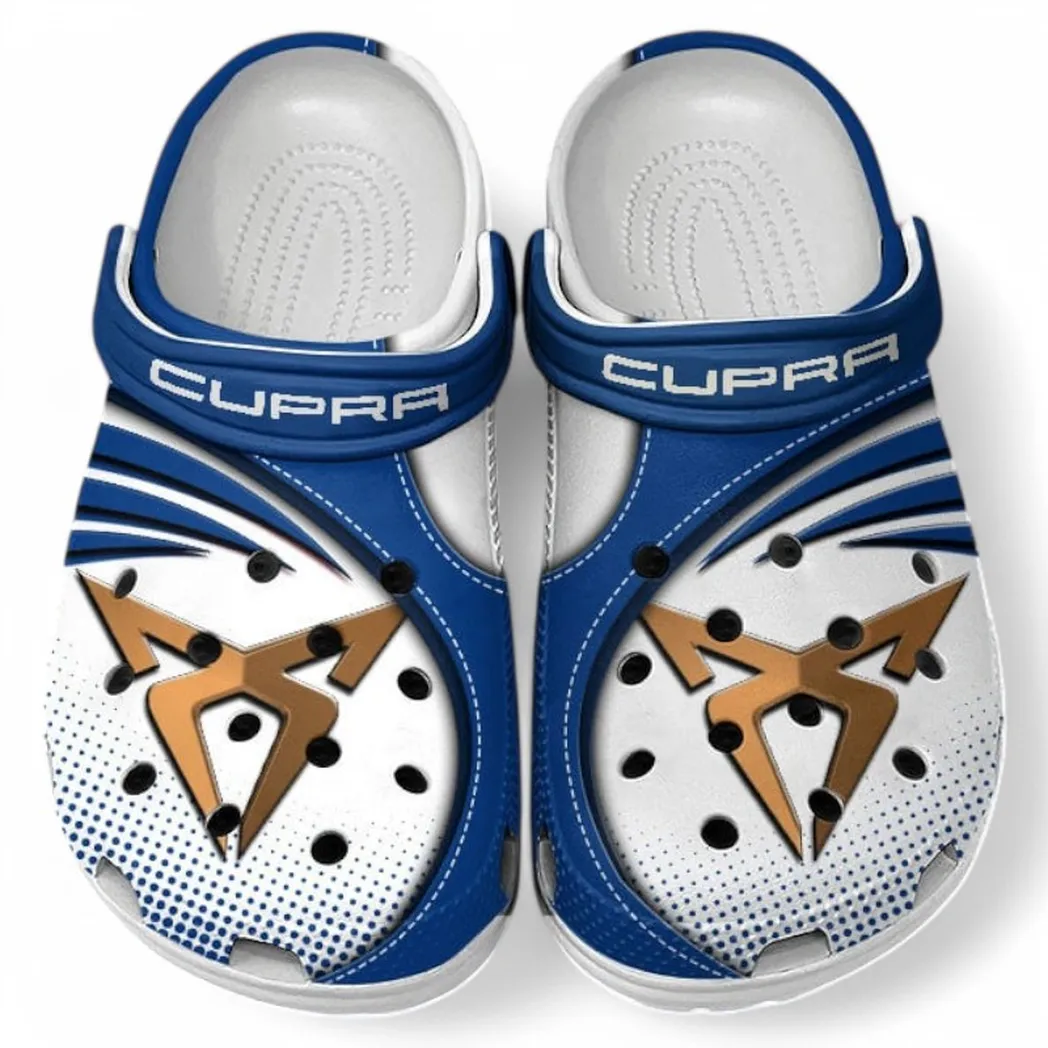 Cupra Crocs Sandals For Men Women, Gift For Cupra Fan CAR181031525731 - Blue