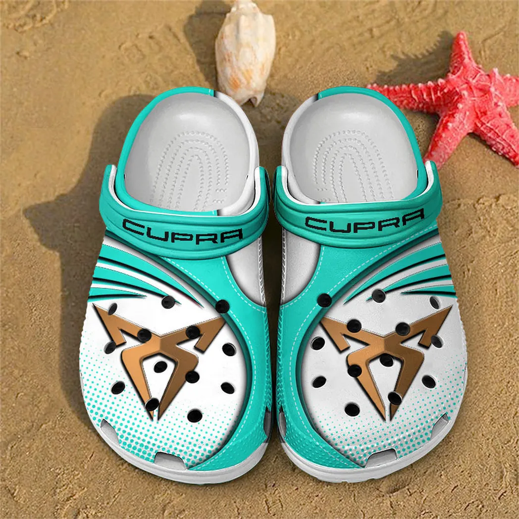 cupra crocs sandals for men women gift for cupra fan car181031525731 cyan bj089