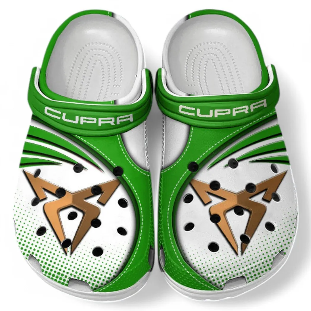 Cupra Crocs Sandals For Men Women, Gift For Cupra Fan CAR181031525731 - Green