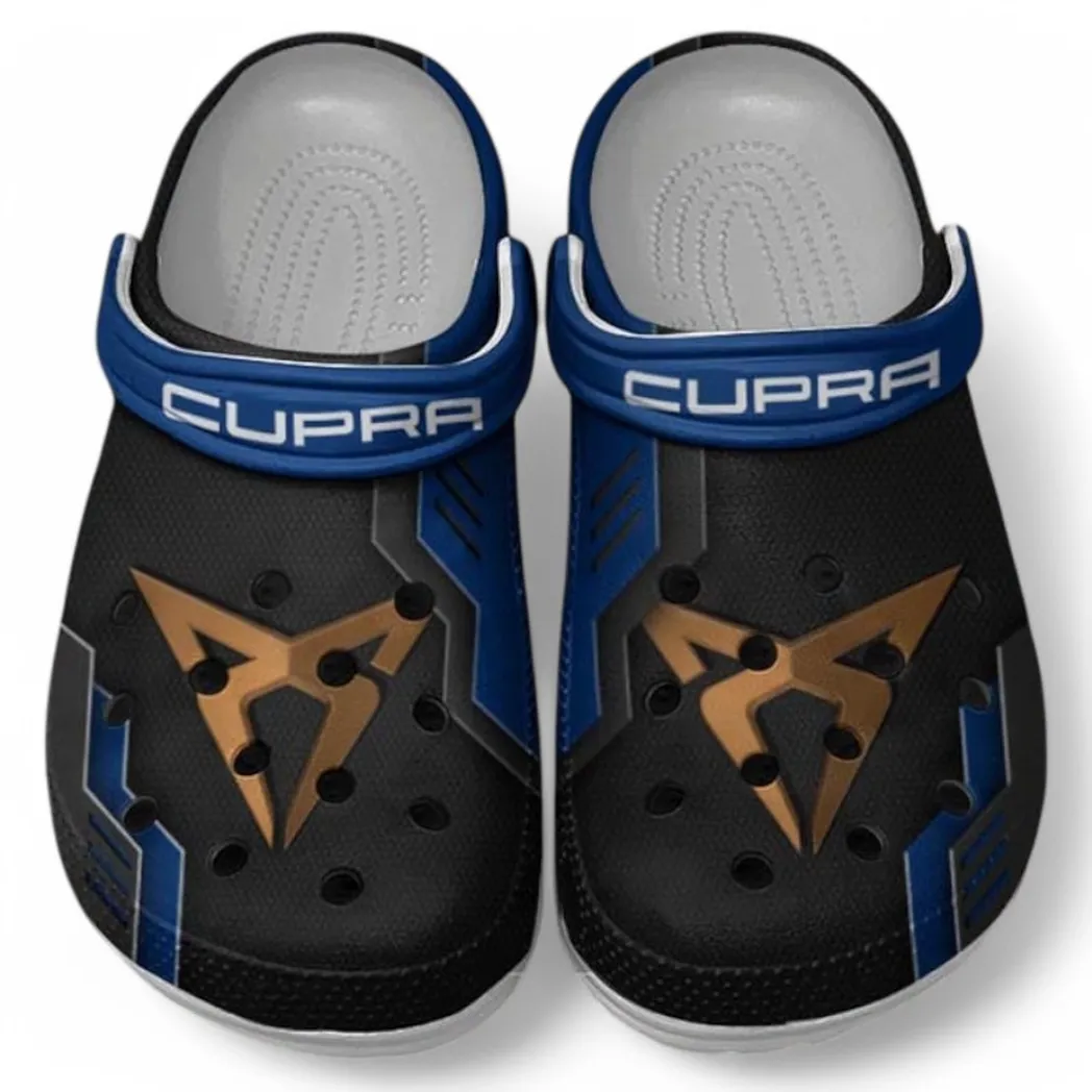 Cupra Crocs Shoes, Clogs Men Women, Gift For Cupra Fan CAR185031525274 - Blue