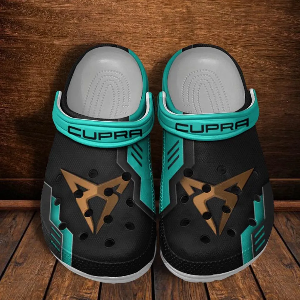 cupra crocs shoes clogs men women gift for cupra fan car185031525274 cyan pwiks