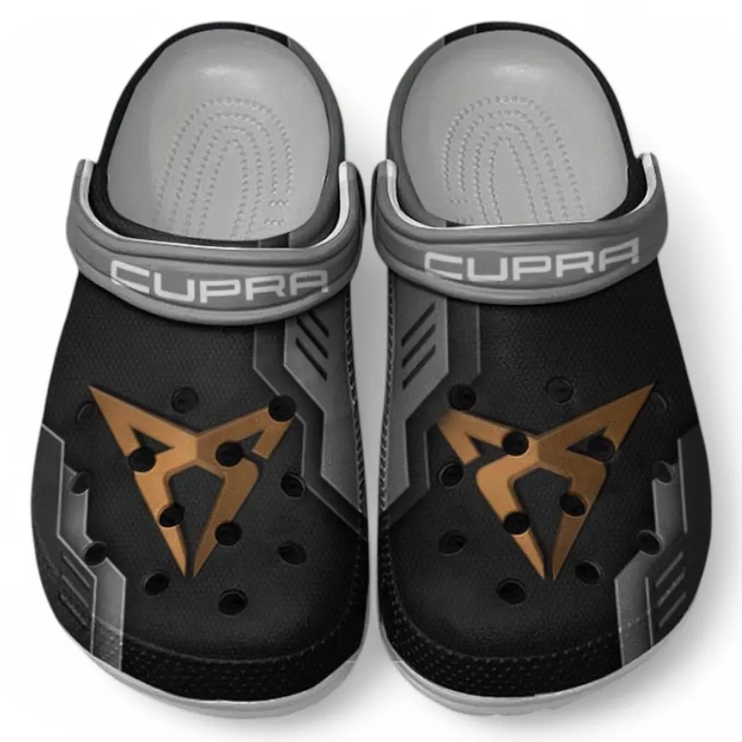 Cupra Crocs Shoes, Clogs Men Women, Gift For Cupra Fan CAR185031525274 - Gray