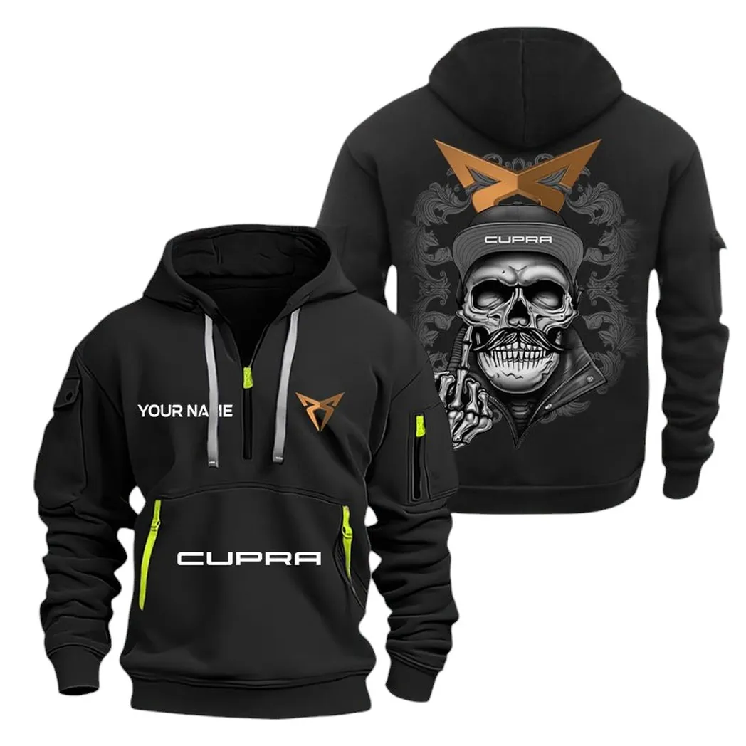 cupra half zip hoodie for men gift for cupra fan car166022625120 black crtac