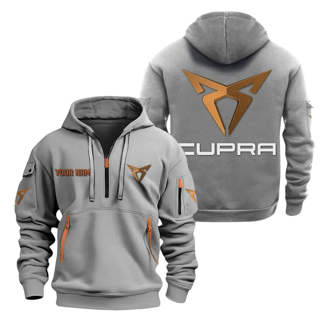 cupra half zip hoodie for men gift for cupra lovers car20022125753 gray