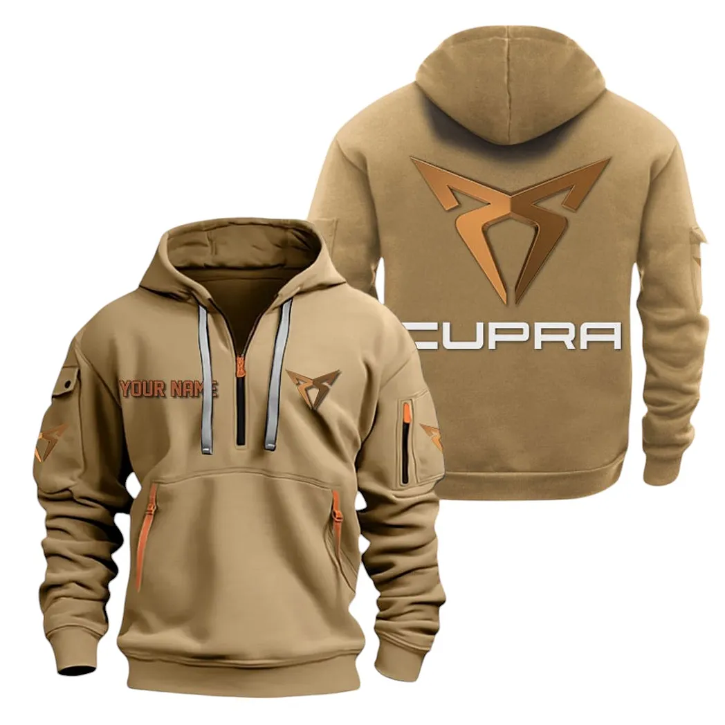 cupra half zip hoodie for men gift for cupra lovers car20022125753 khaki vpulc