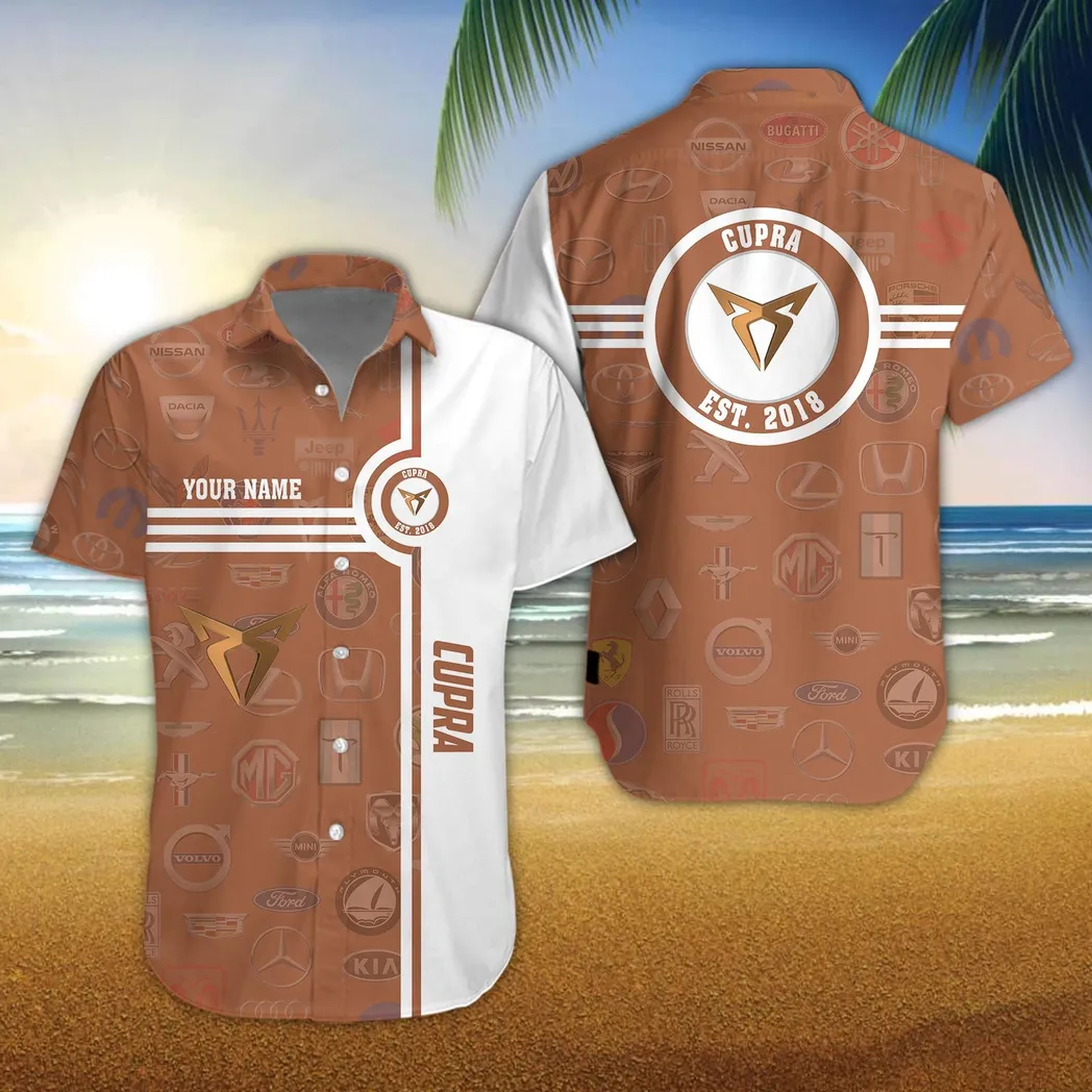 cupra hawaiian shirt for men all logo gift for cupra fan car174022525011 vrf4u