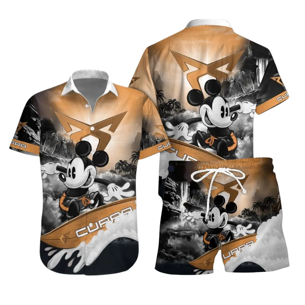 cupra hawaiian shirt set gift for cupra lovers gift for him husband boyfriend car53030625024 lov4h
