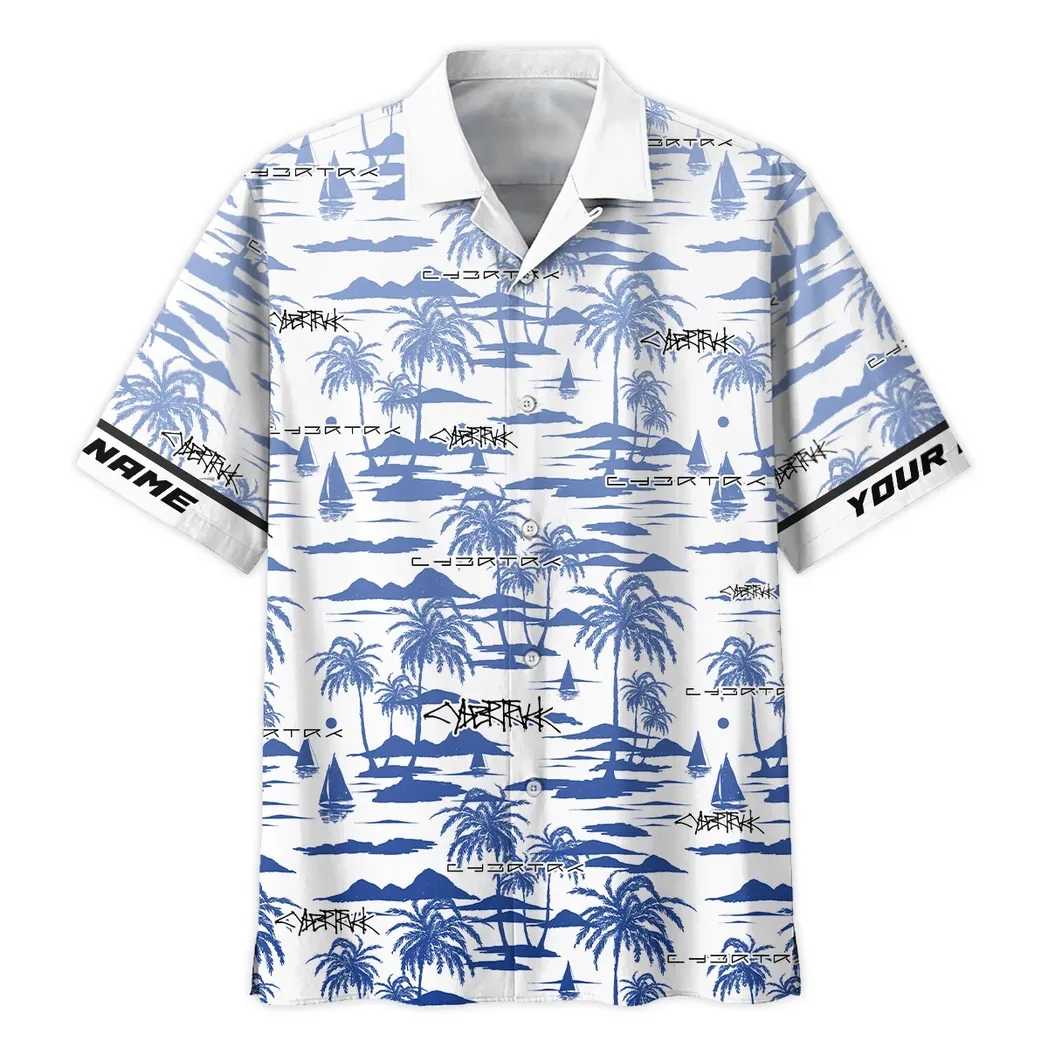 cybertruck custom hawaiian shirt for men gift for cybertruck fan car205031225723 fvwmb