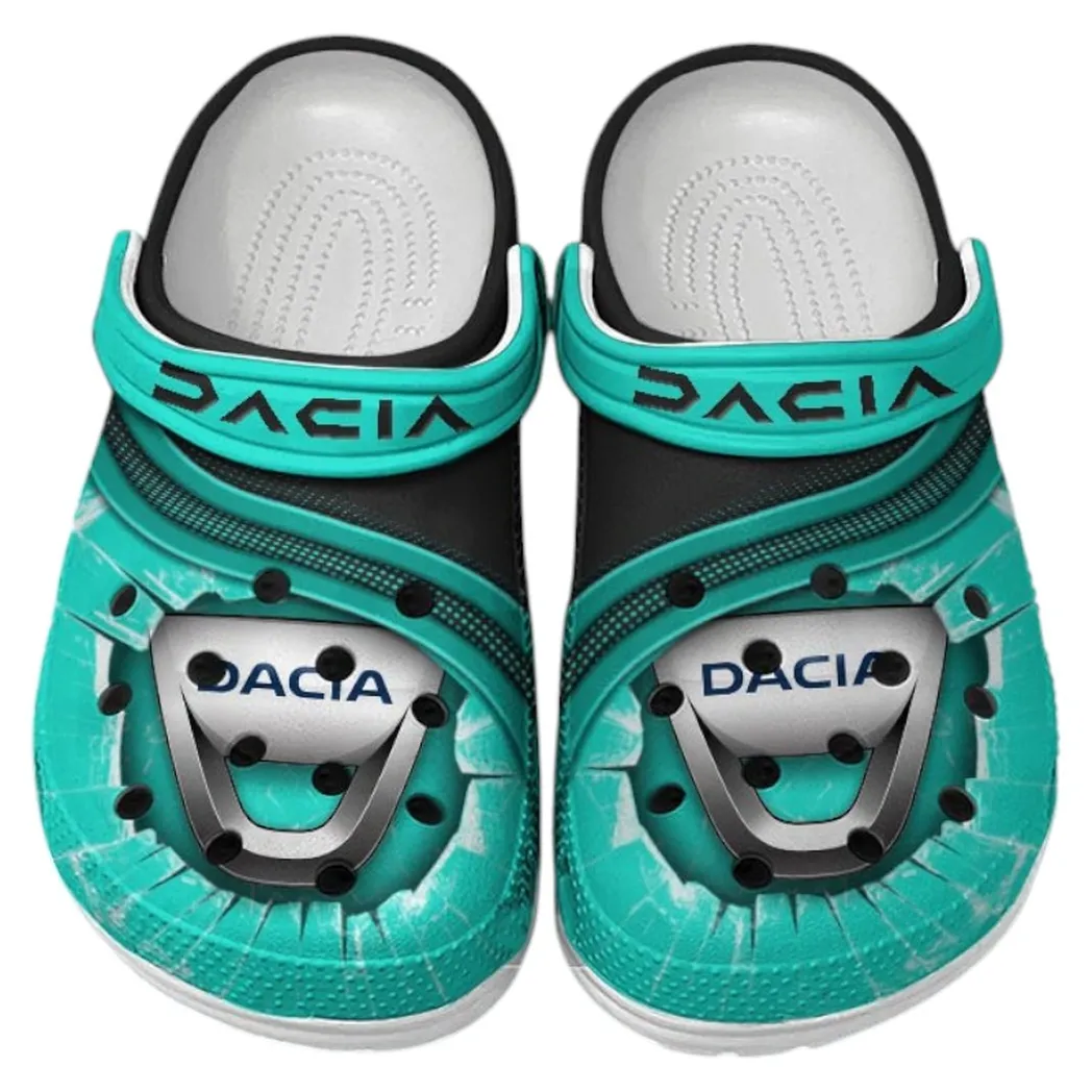 Dacia Crocs Clogs Men Women, Gift For Dacia Fan CAR188032025132 - Cyan