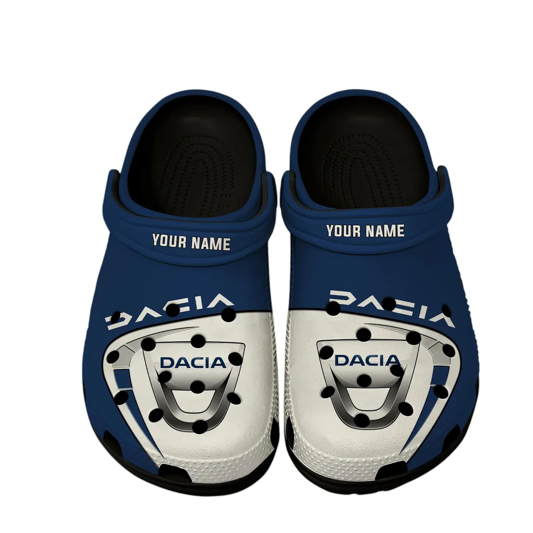 Dacia Crocs, Gift For Dacia Lover, Gift For Him, Husband, Boyfriend CAR16802262517 - Black