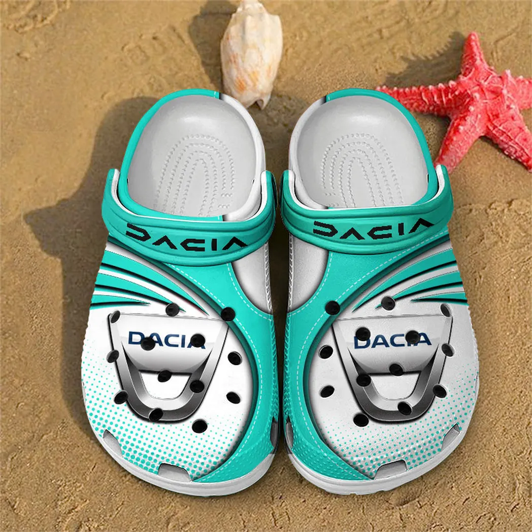 dacia crocs sandals for men women gift for dacia fan car181031525725 cyan y8eye